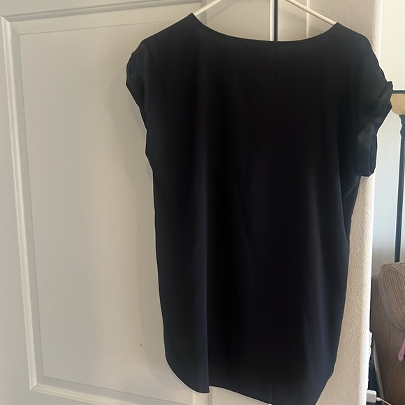 Express black top with gold zipper size medium - Picture 3 of 5